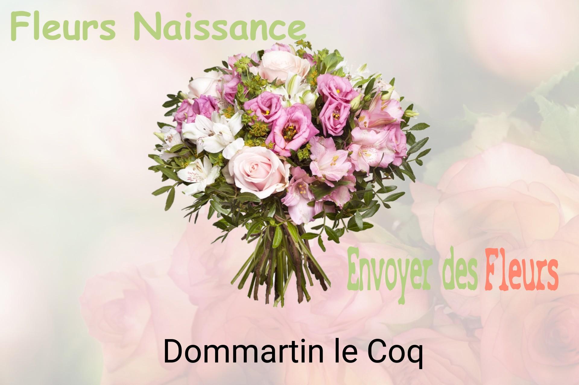 Bouquet de fleurs de naissance livré à Dommartin-le-Coq