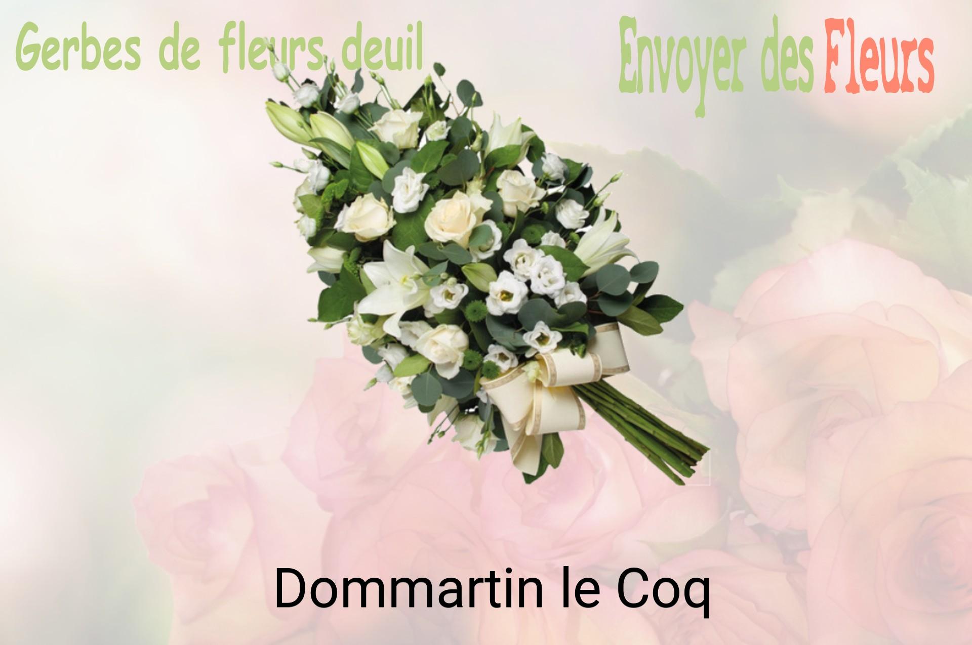 Gerbe de fleurs de deuil livrée à Dommartin-le-Coq